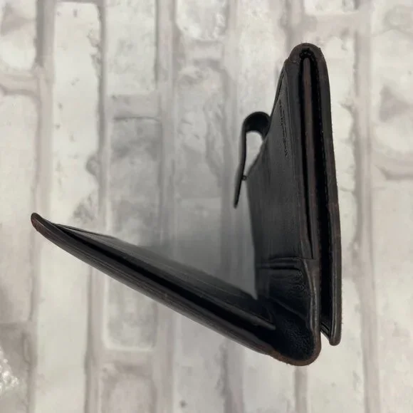 Yves Saint Laurent Vintage Muse Long Wallet in Black Calfskin Leather - Preowned - Picture 10 of 11